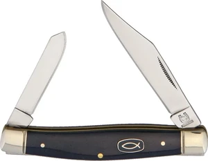 Rough Rider scyzoryk Ichthys Folder Blue Bone
