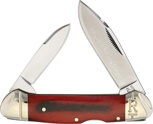 Rough Rider scyzoryk Lockback Canoe Black Cherry
