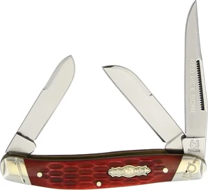 Rough Rider scyzoryk Stockman Red Picked Bone
