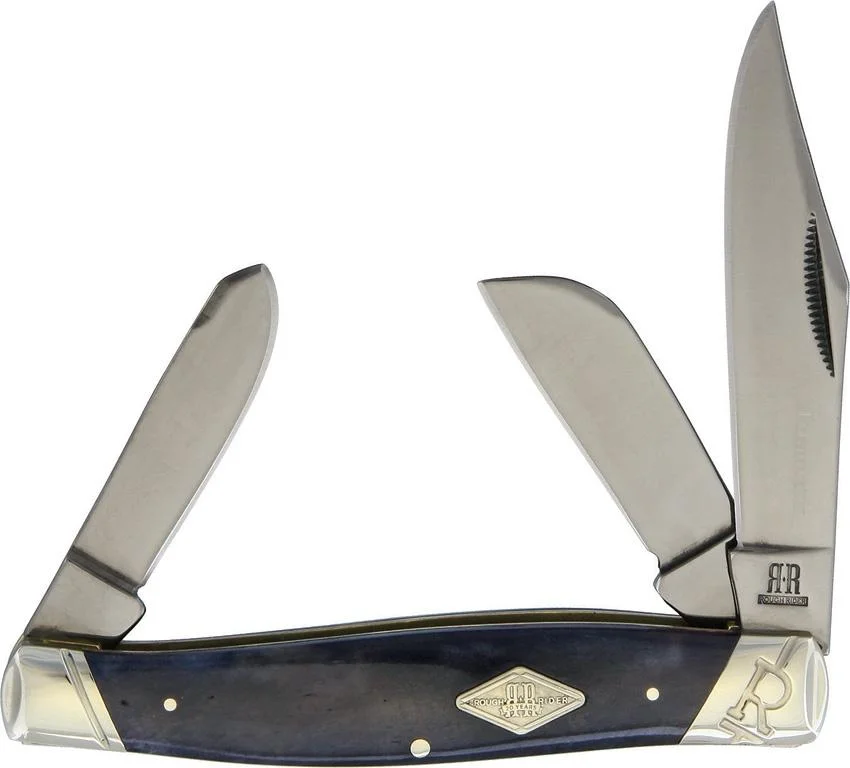 Rough Rider scyzoryk Large Stockman Black Titanium