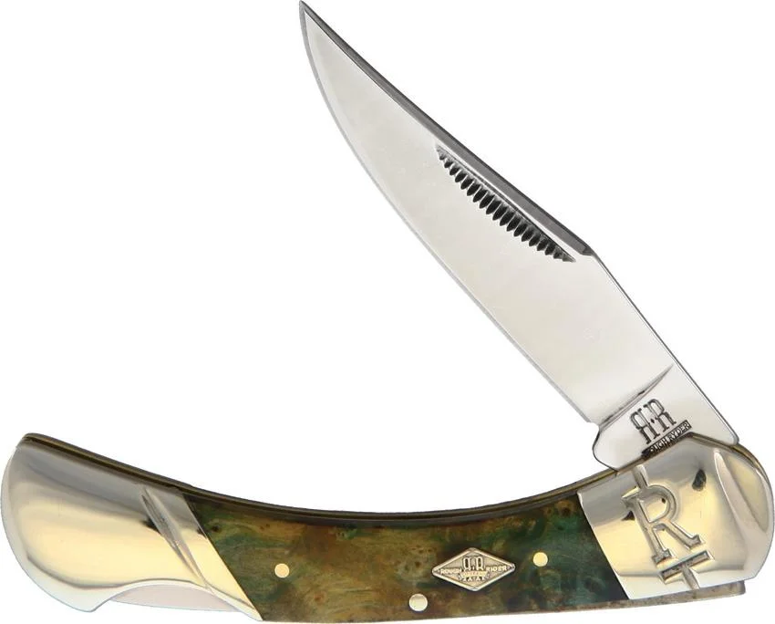 Rough Rider nóż składany Artisan Wood Lockback