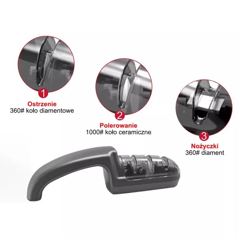 Diamentowa Ostrzałka Rolkowa Taidea TG2406 do noży i nożyczek